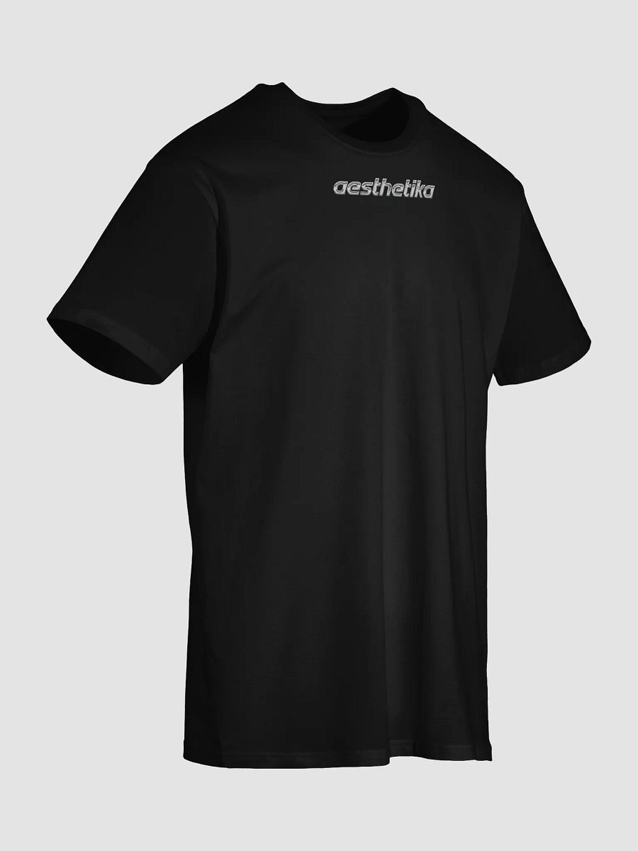 Reflective Chrome Aesthetika Premium Black Shirt product image (7)