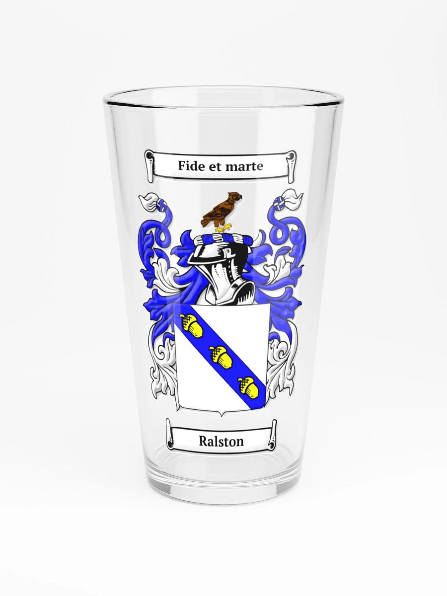 Ralston Family Crest - Shaker Pint Glass product image (3)