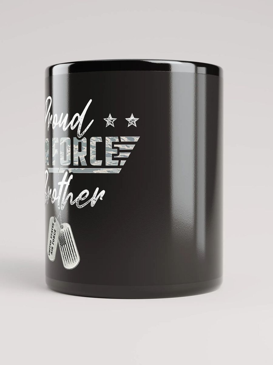 Proud Air Force Brother - Black Mug product image (3)