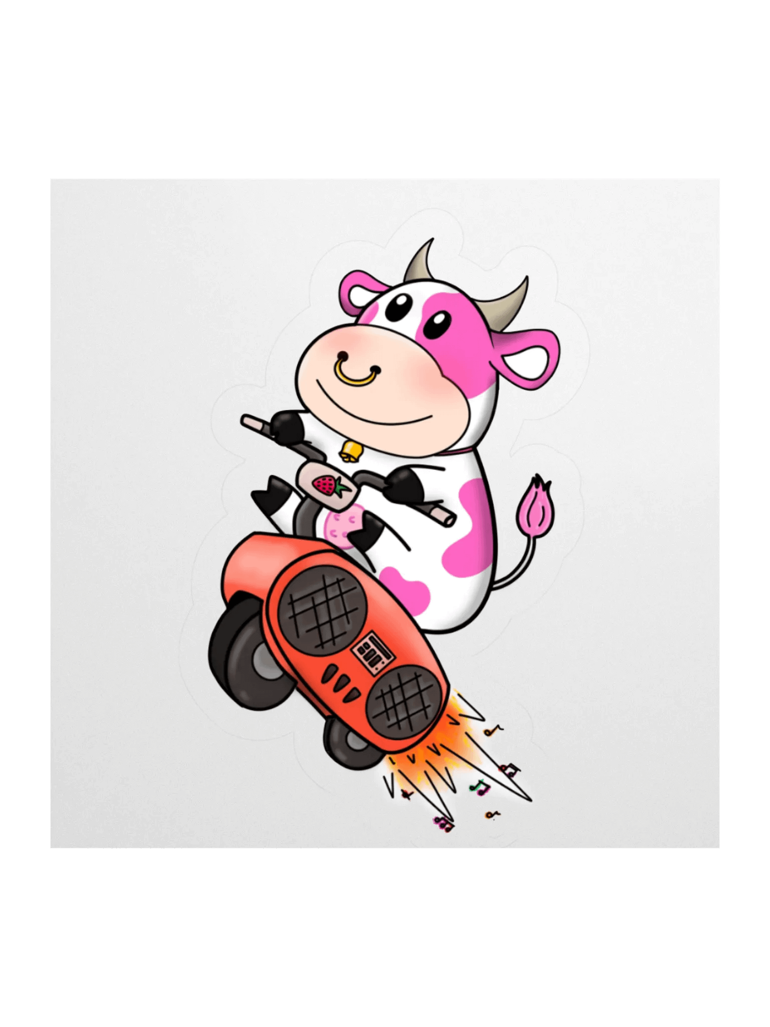MinMin Meadows Cow Sticker product image (3)