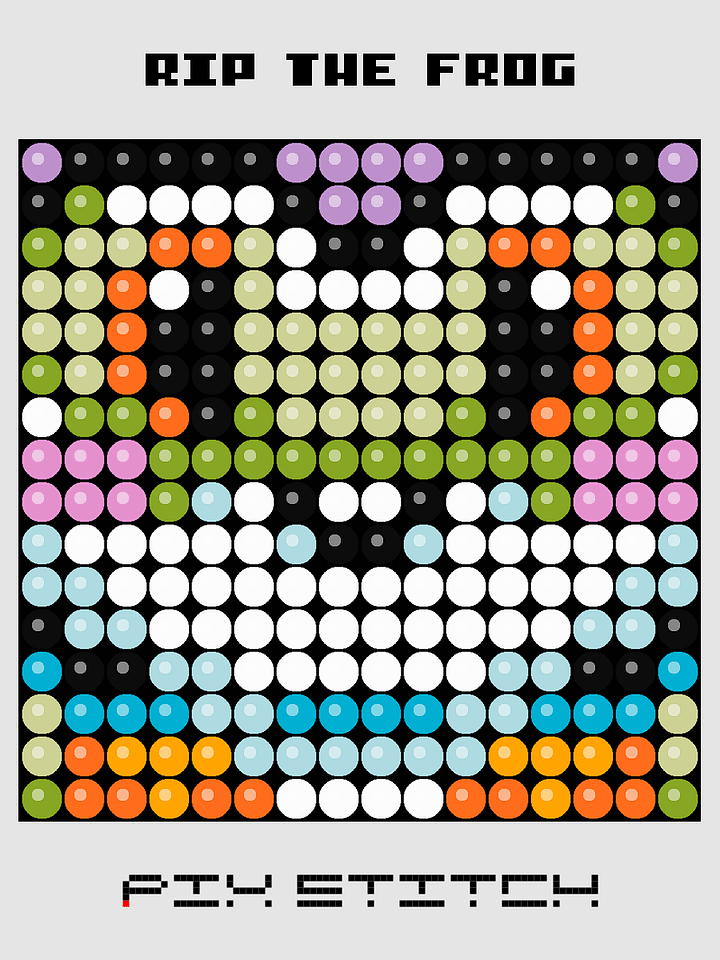 Rip the Frog Pixel Art product image (1)