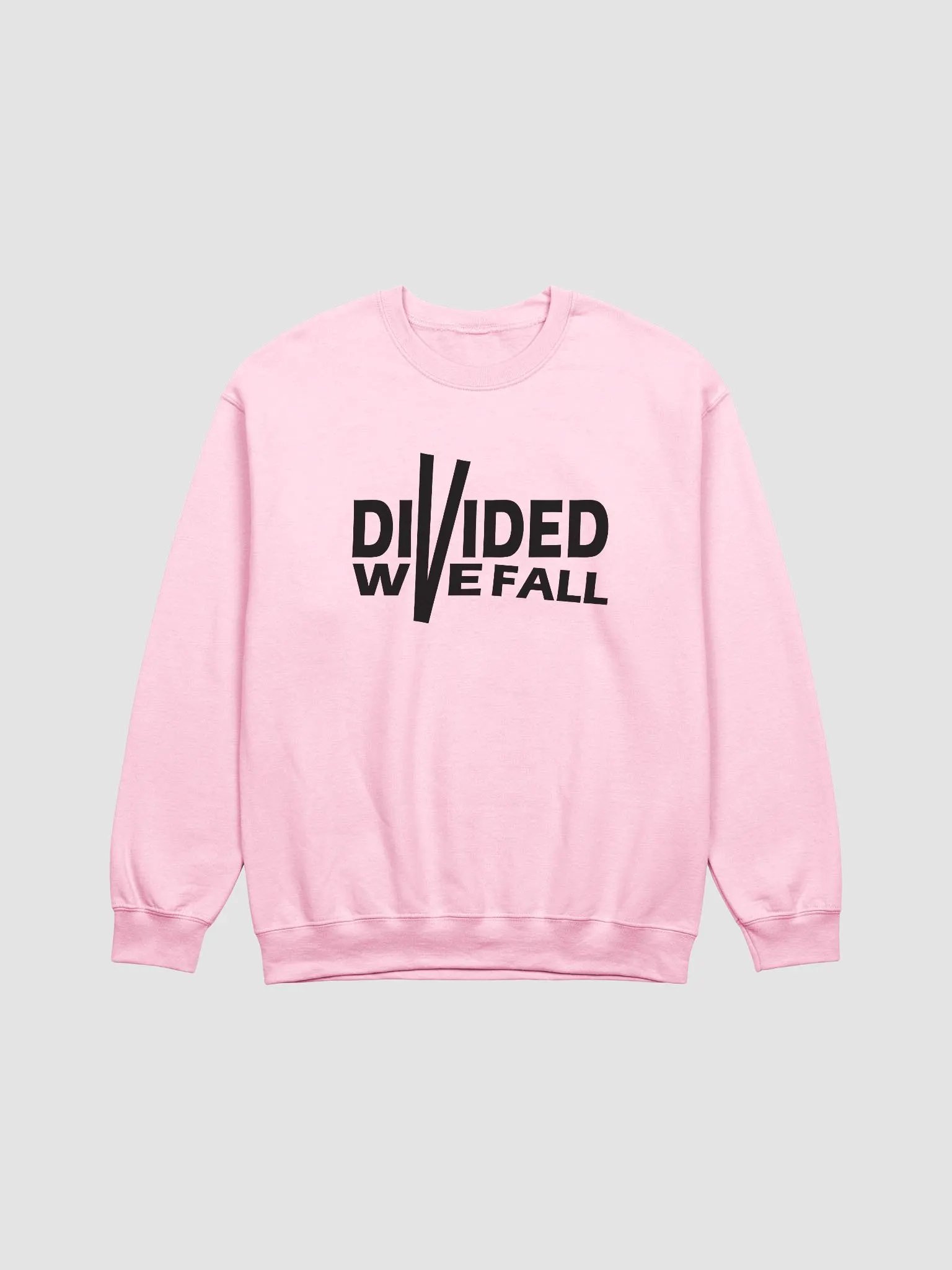 Divided We Fall - Black - Gildan Classic Crewneck Sweatshirt product image (2)