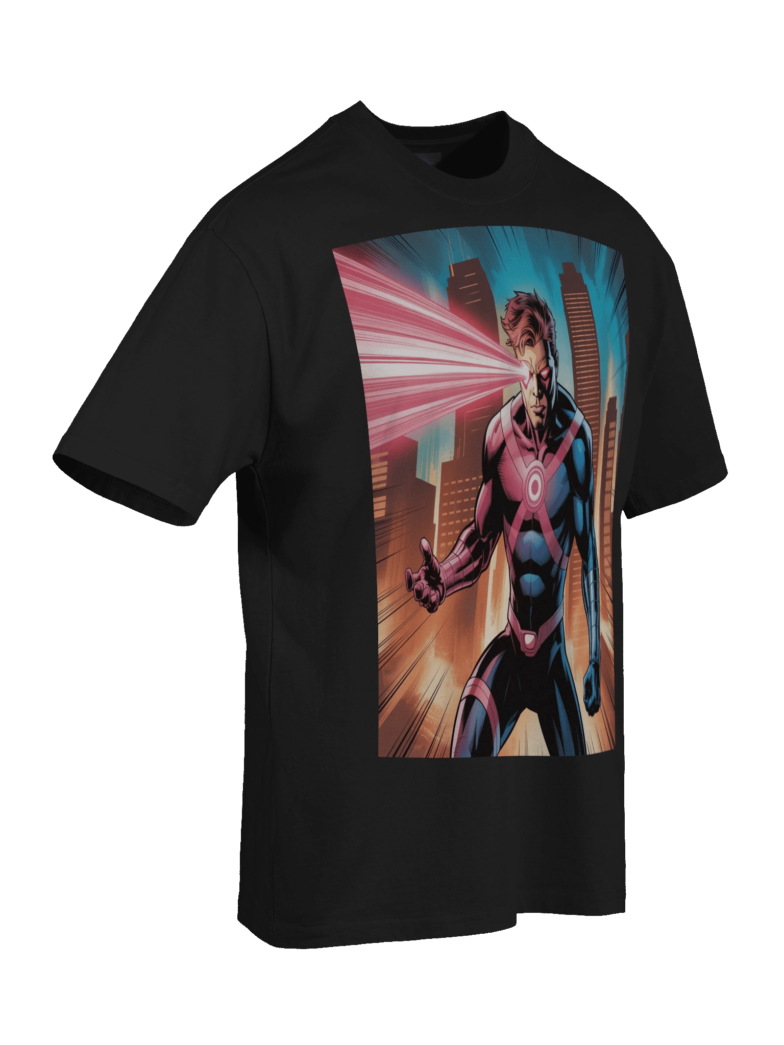 Cyclops Metropolis Mayhem Oversized Faded T-Shirt – Crimson City Sentinel product image (8)