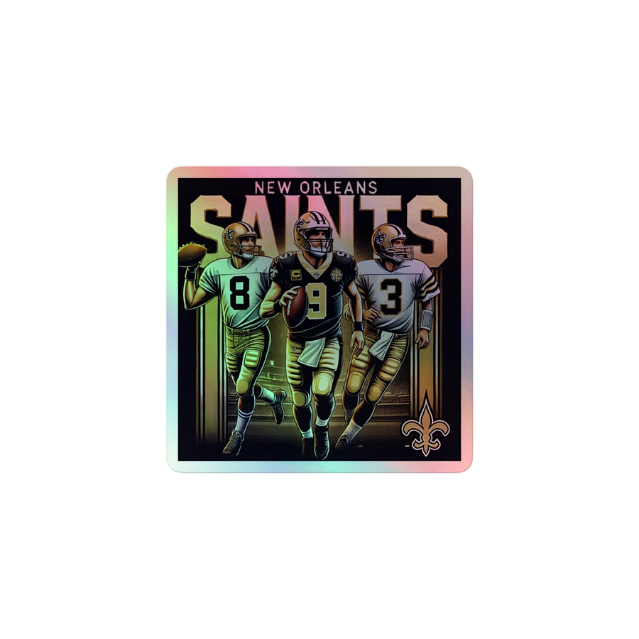 New Orleans Saints Holographic Football Players Sticker Sheet product image (1)