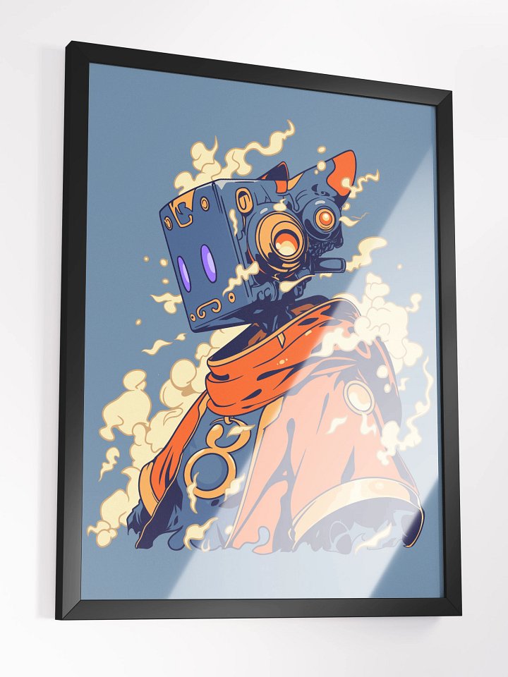 "The Blue Wizard" – 18″ x 24″ Framed Poster product image (2)