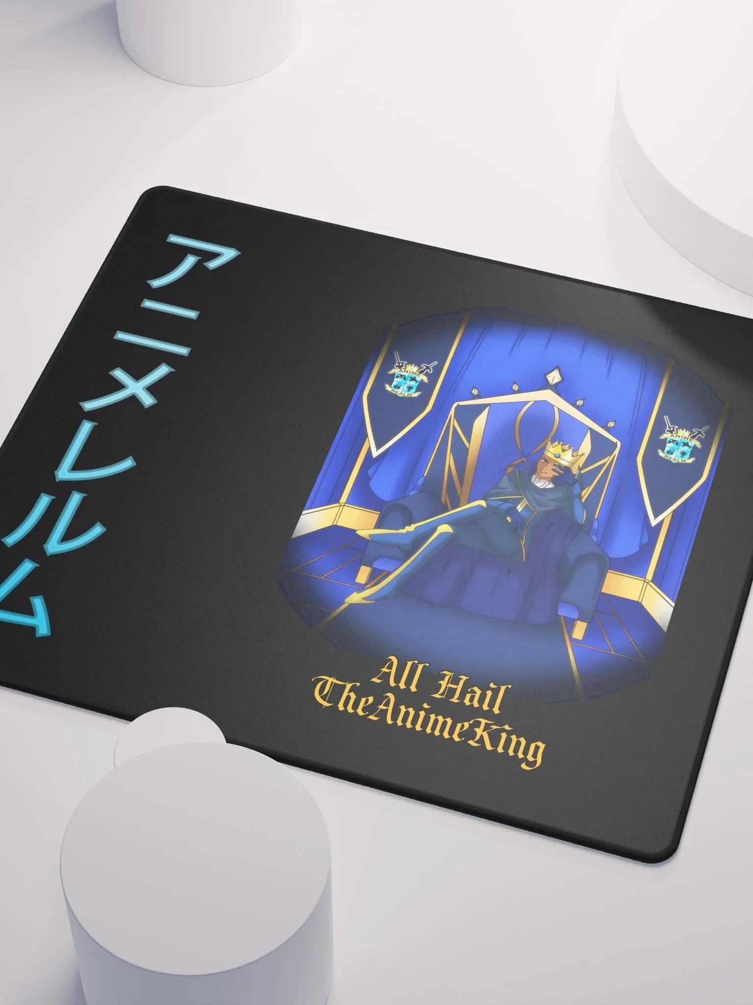All Hail TheAnimeKing Gaming Mousepad product image (2)