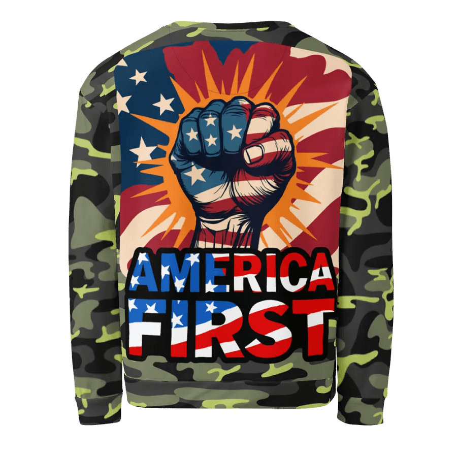 Sweatshirt: America First product image (2)