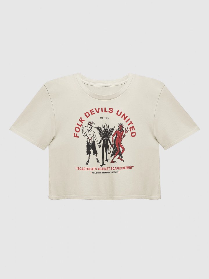 FOLK DEVILS UNITED crop top product image (1)