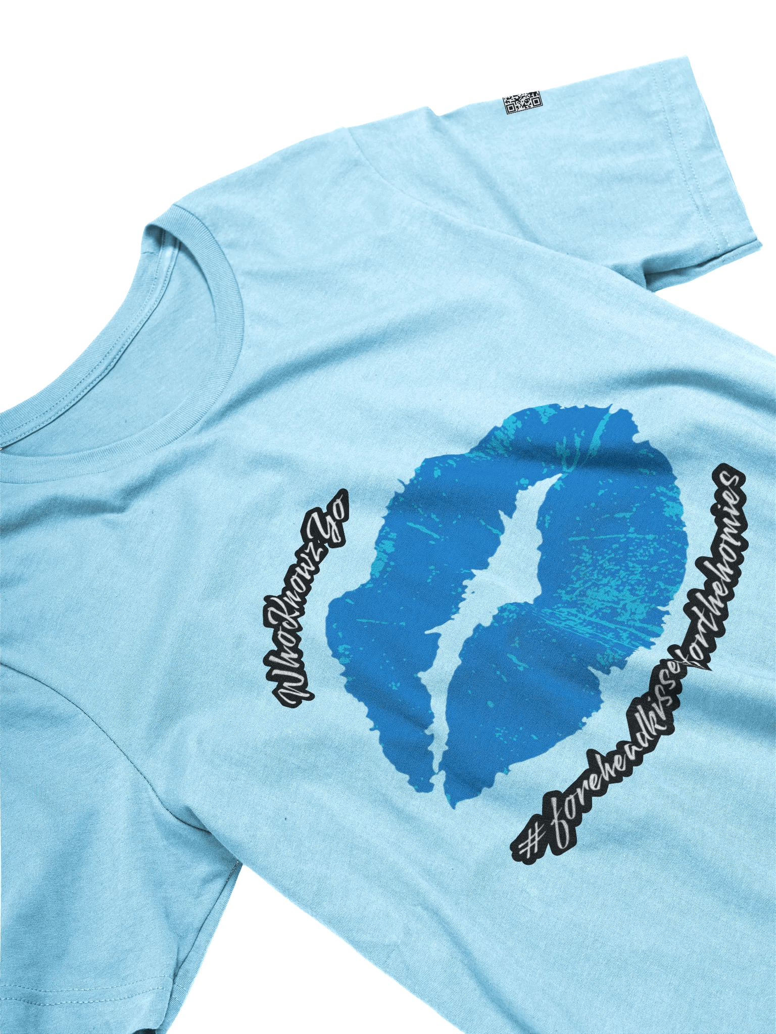 #foreheadkissesforthehomies unisex tee (blue) (S-5XL) product image (3)