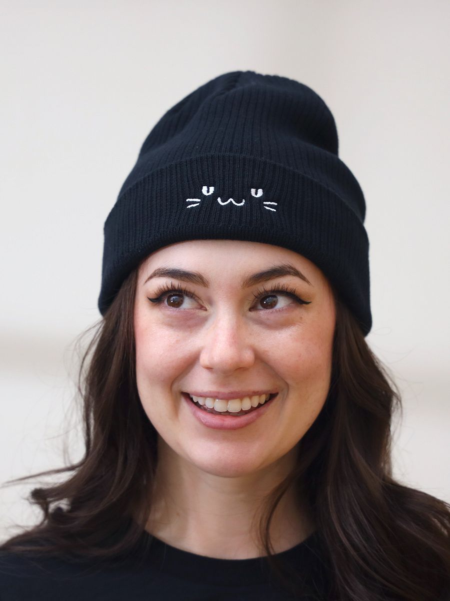 Supurrvisor Face Embroidered Beanie product image (1)