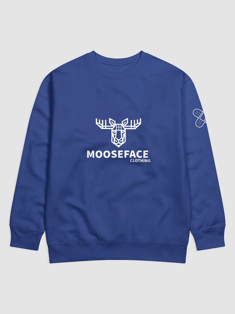 MooseFace Stencil Cut Motivation Sweater- Cotton Heritage
