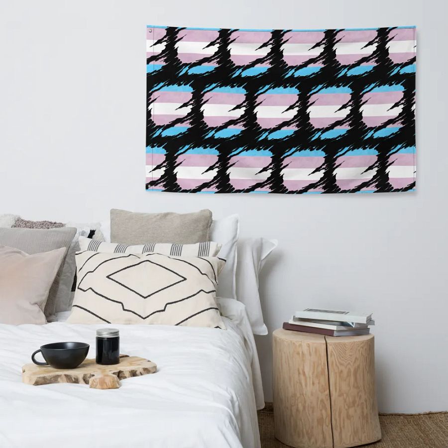 Illusionary Zigzag All-Over Flag product image (4)
