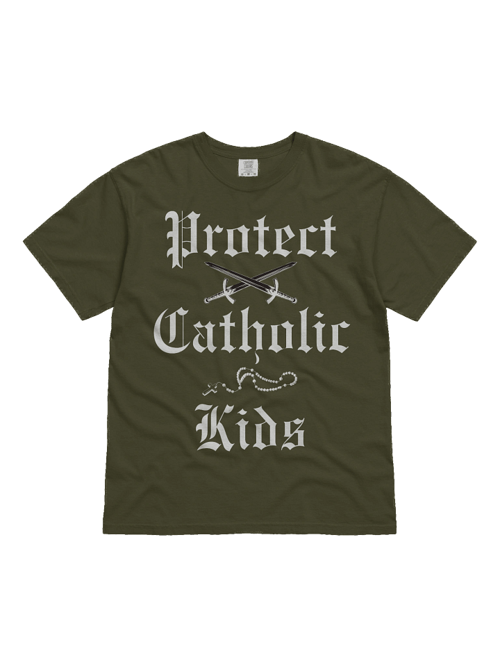 Protect Catholic Kids - T Shirt - Sage product image (1)