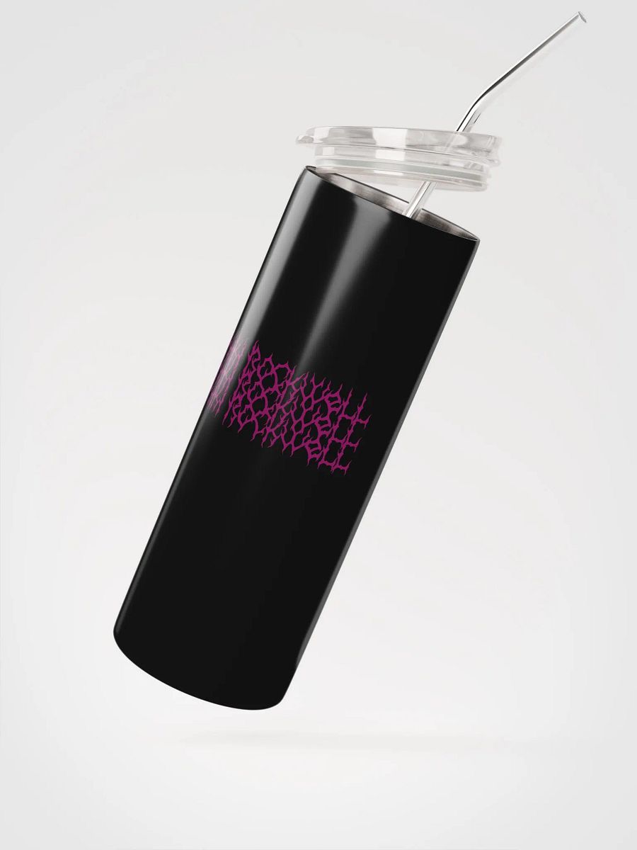 'Kiki Rockwell' Official Logo Metal Eco Tumbler (and eco straw) product image (2)