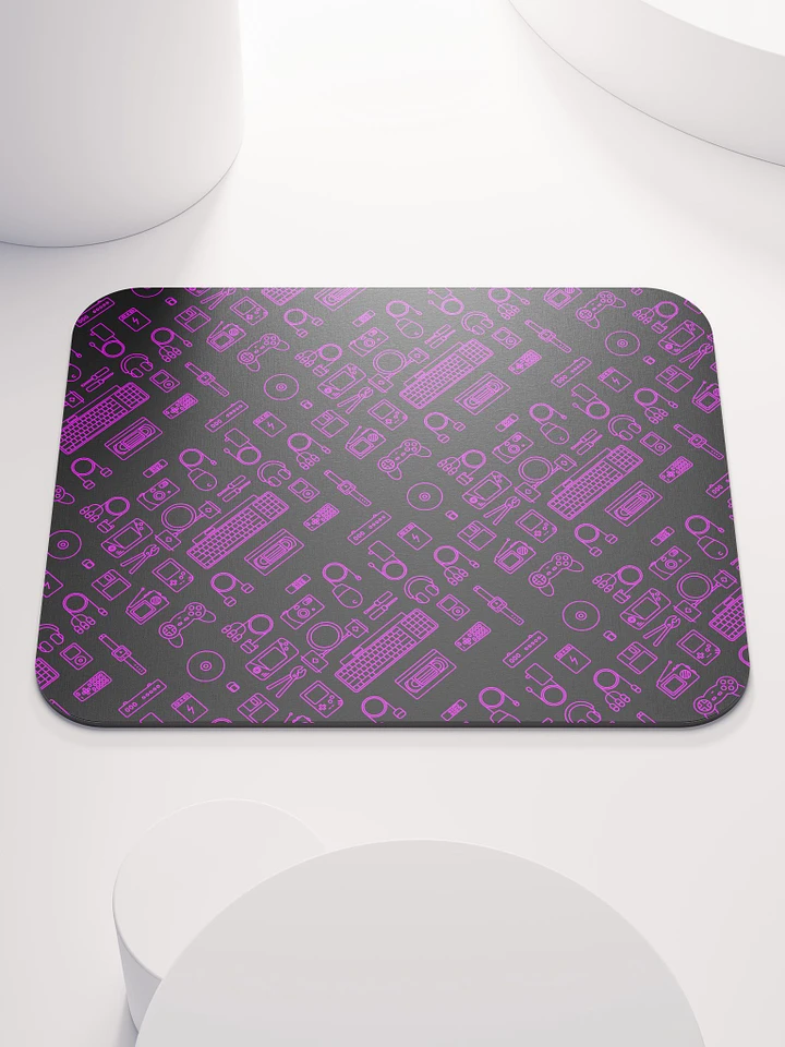 Neon Purple Devices Mouse Pad (Classic) product image (1)