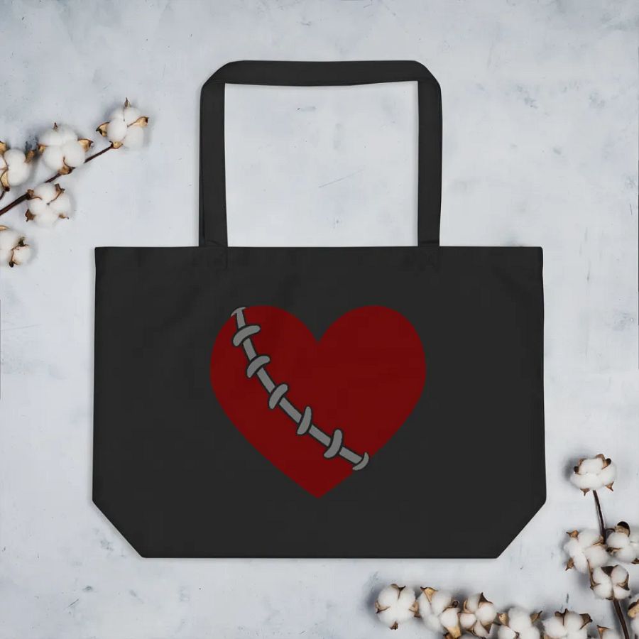 Stitched Heart Tote product image (3)