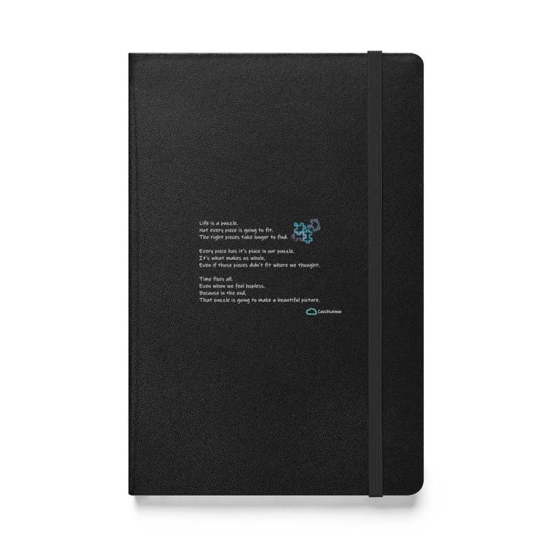 Puzzle Poem Hardcover Notebook