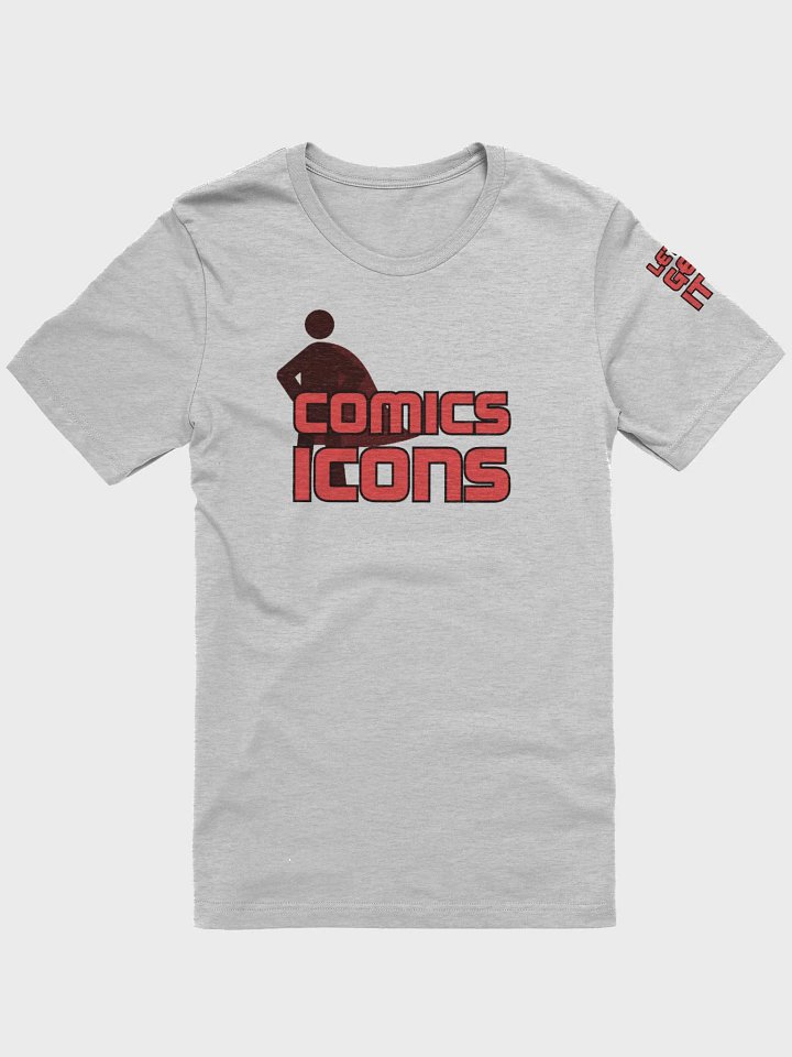 Comics Icons Red On Black Logo Tee product image (6)
