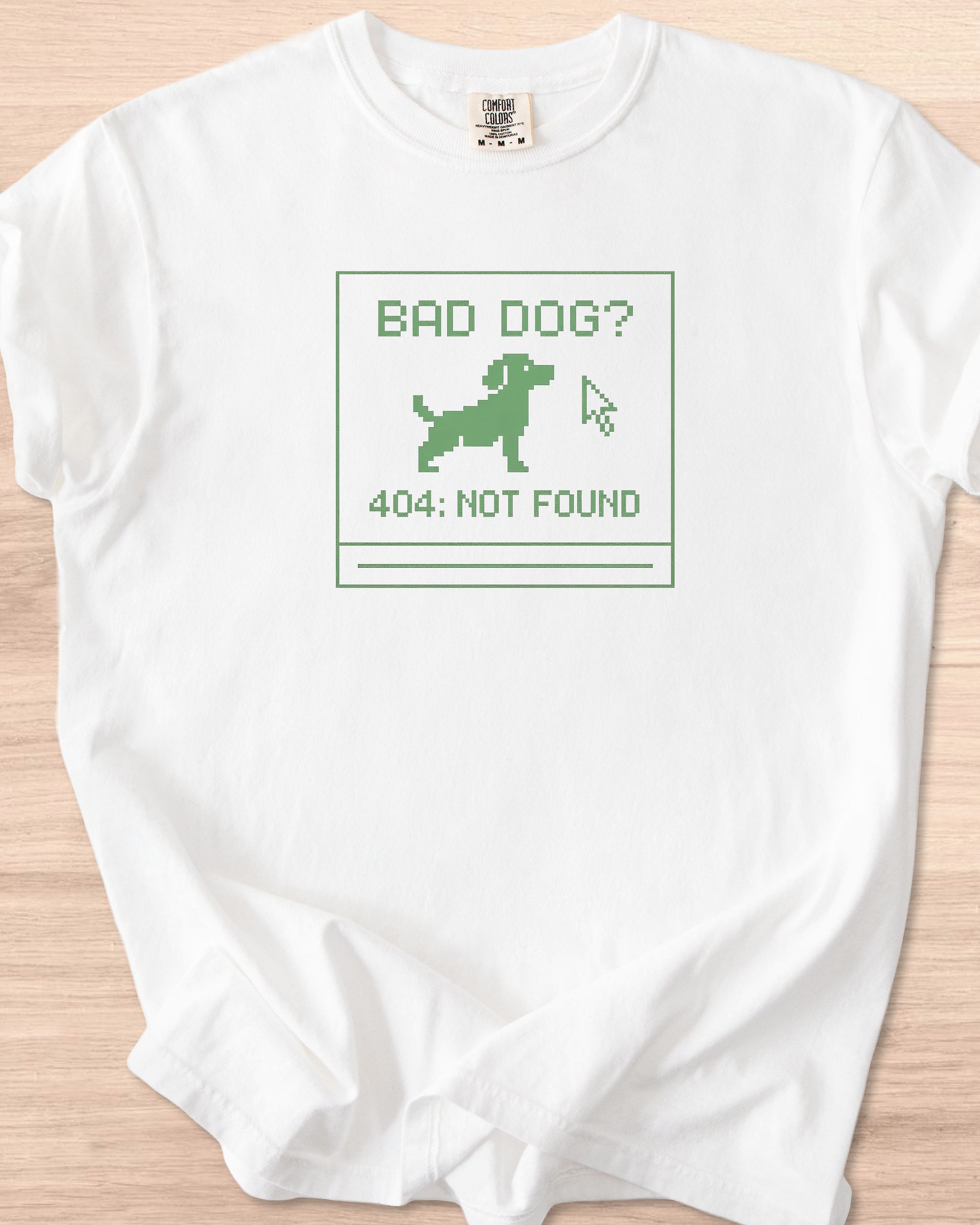 Bad Dog 404 Error Not Found Tee product image (33)