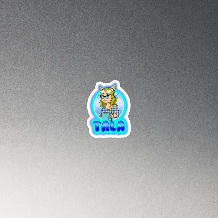 Nerdy Cat Vibes Die-Cut Magnets product image (2)