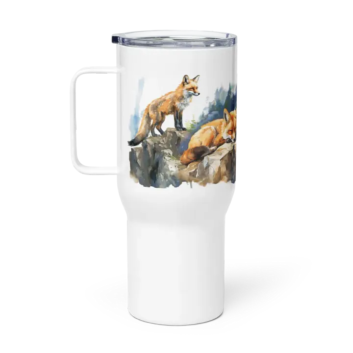 Wilderness Foxes Stainless Steel Travel Mug product image (1)