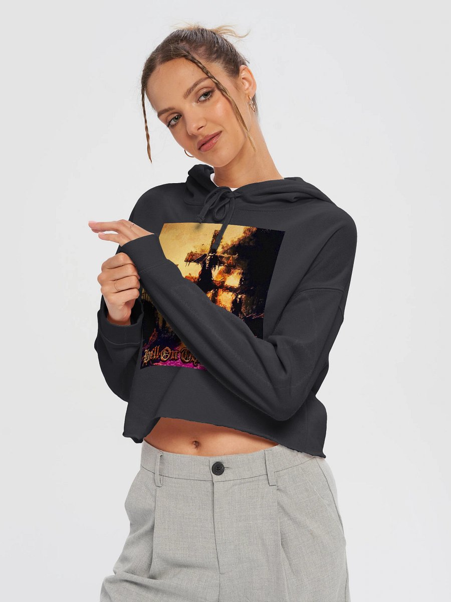 Hell On The Border Cropped Hoodie product image (2)