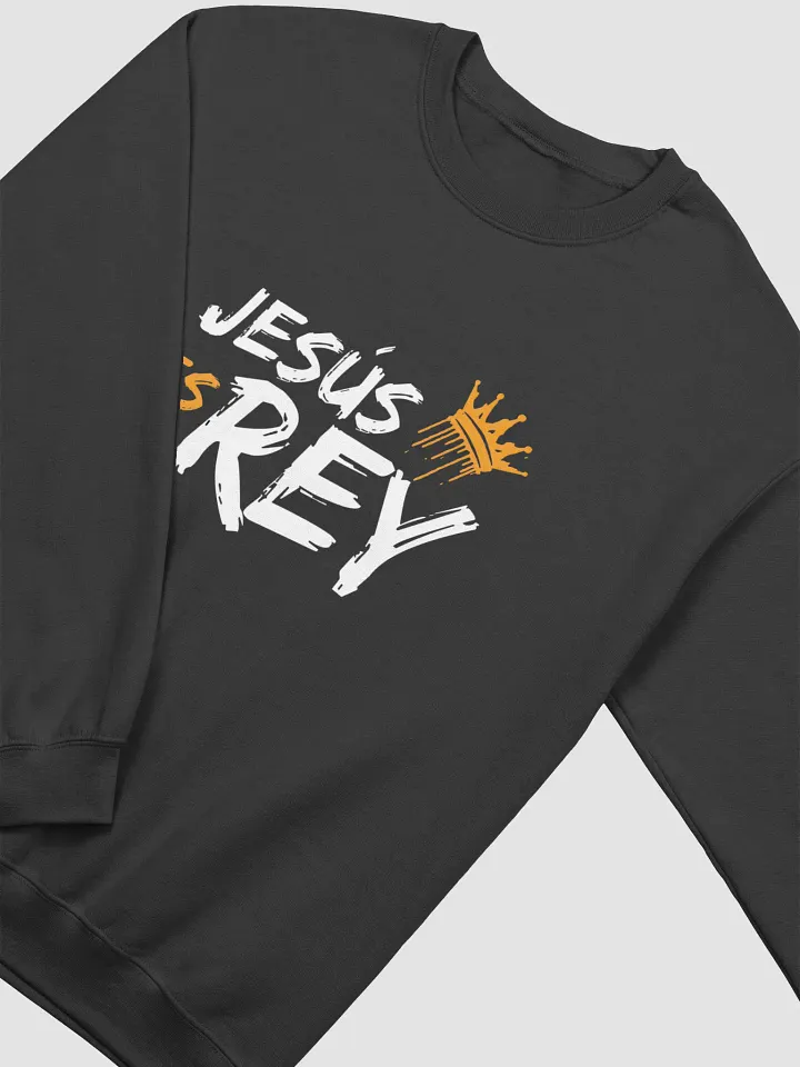 Sudadera Unisex Cuello Redondo | Jesús es Rey product image (2)