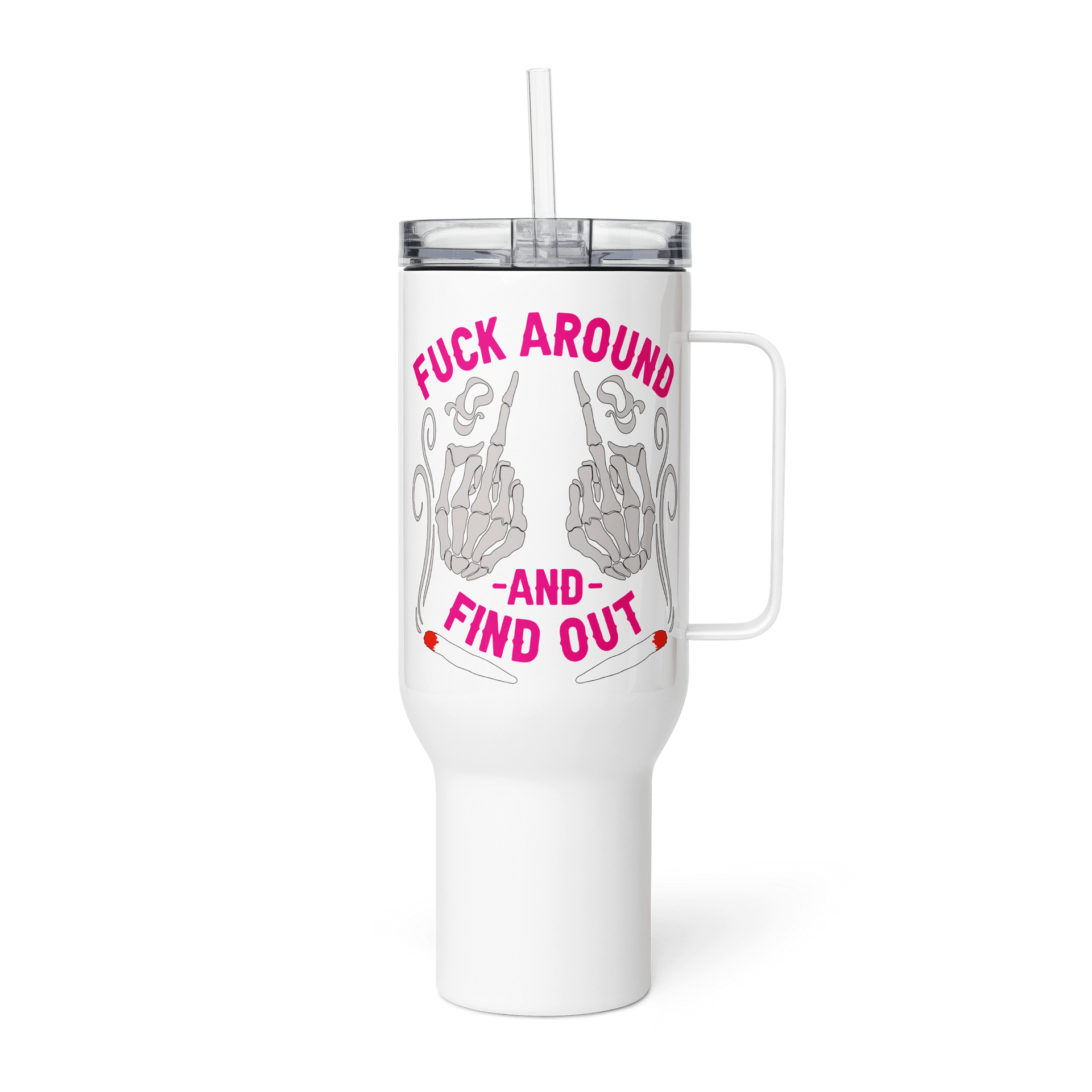 HempQuarters Pink 40oz Stainless Travel Mug product image (1)