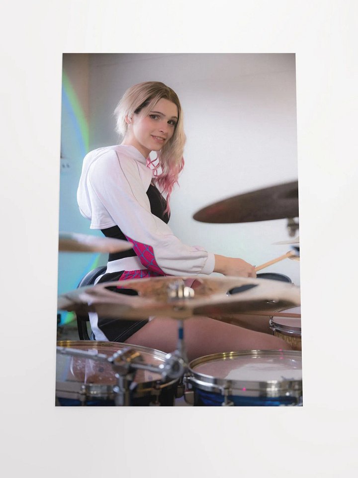 Gwen Drumming Cosplay Poster Print product image (2)