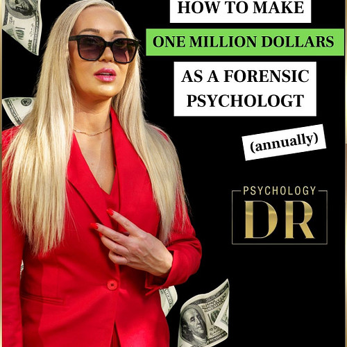 How To Become A Forensic Psychologist and make a million dollars a year. 

🔗 Download the eBook in my Stan Store. Best advice...