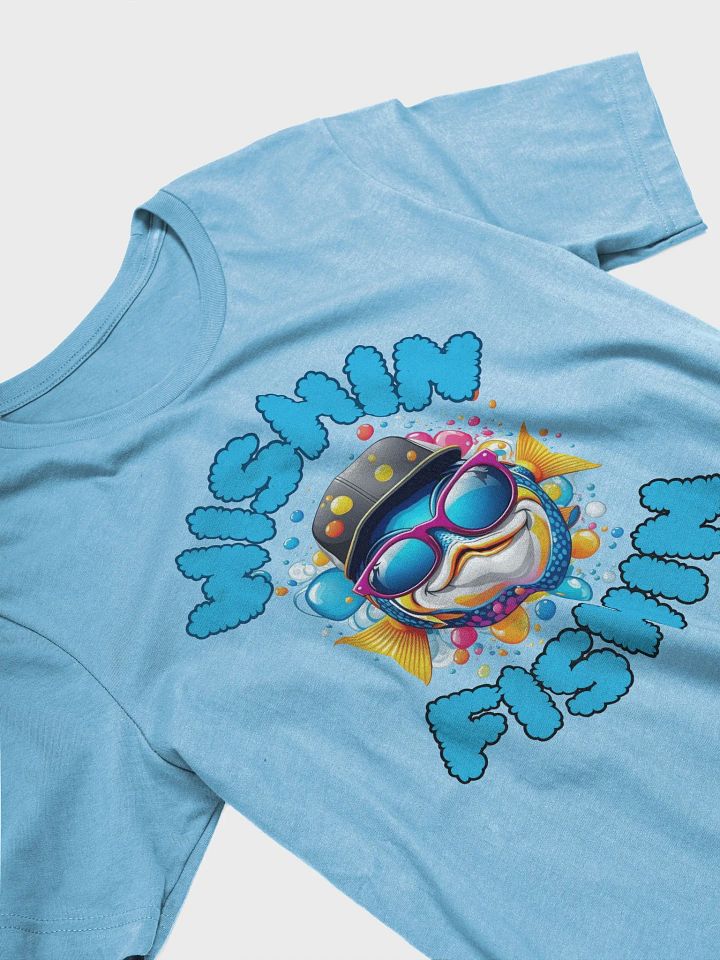 Wishin Fishin Cartoon Fish T-Shirt product image (38)