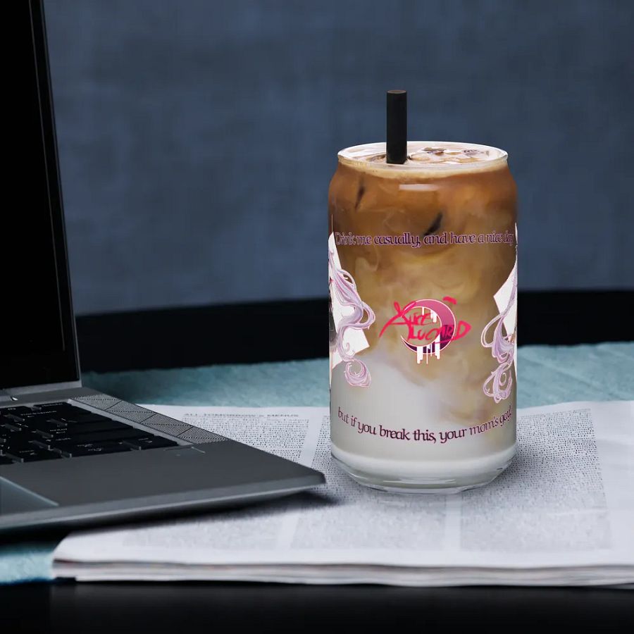 Mittythebatata's Alice Alucard (Dark & Light) Glass Can product image (3)