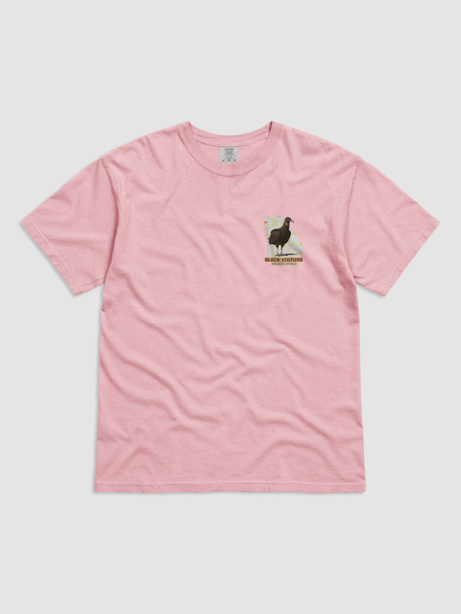 Georgia County Map Black Vulture T-Shirt product image (5)