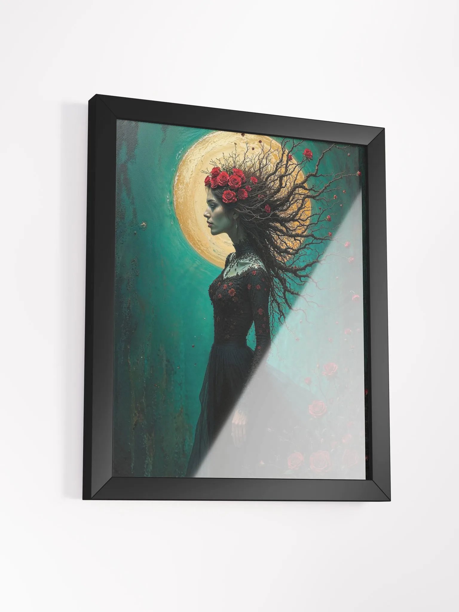 Gothic Rose Framed Print product image (18)