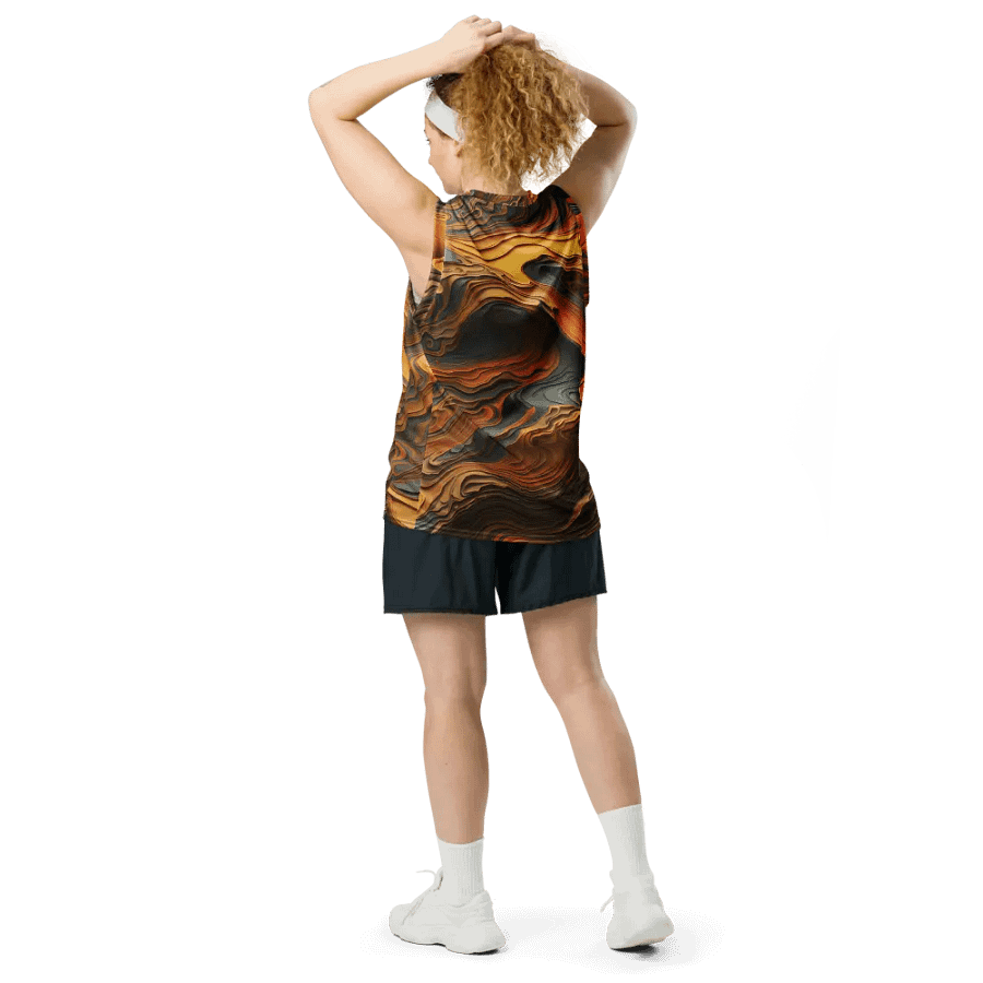 Harmony Flow Unisex Basketball Jersey product image (12)