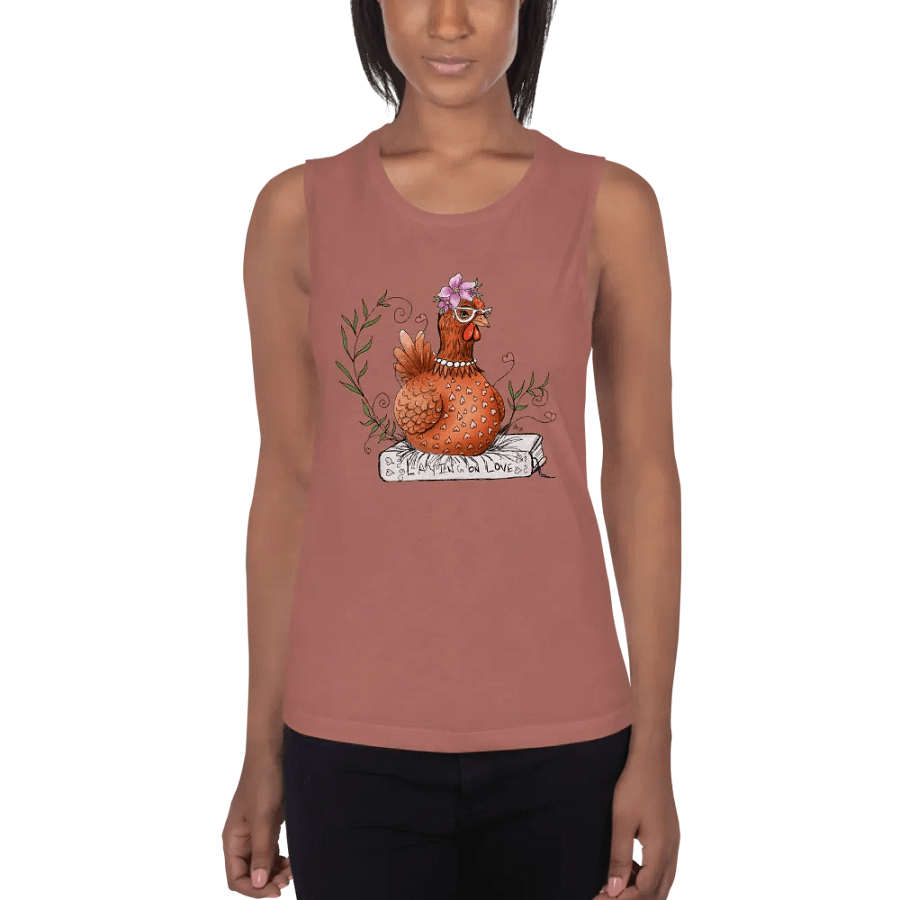 Laying On Love Bella+Canvas Flowing Tank product image (1)