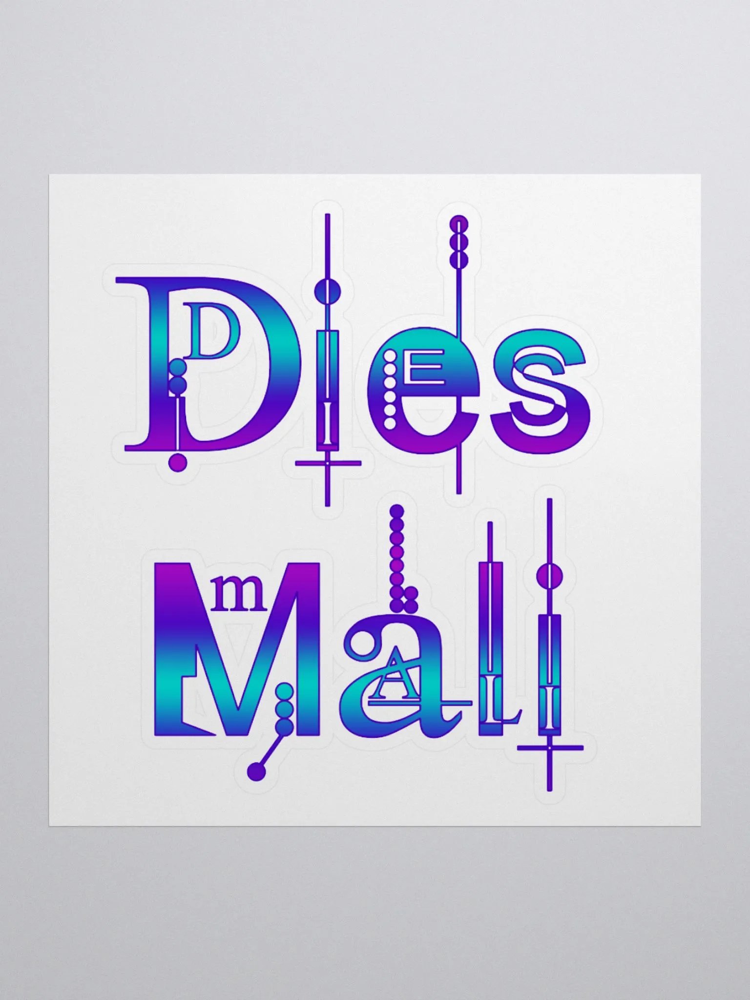 Dies Mali Kiss-Cut Sticker product image (1)