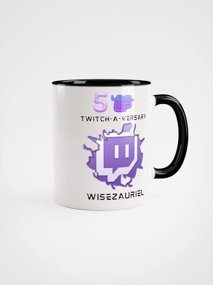 5 Year Twitch-A-Versary White/Black Mug product image (1)