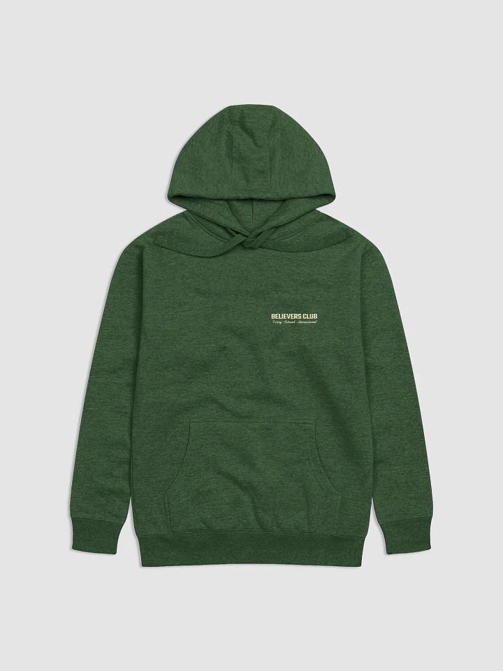 Believers Club Cotton Heritage Unisex Premium Hoodie Green product image (1)