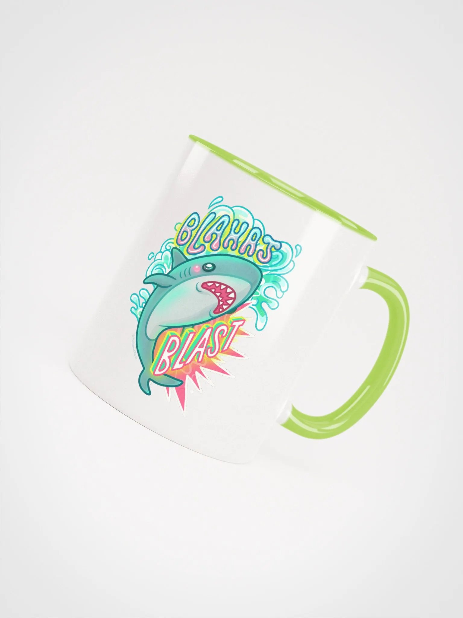 Blahaj Blast Colorful Mug product image (29)