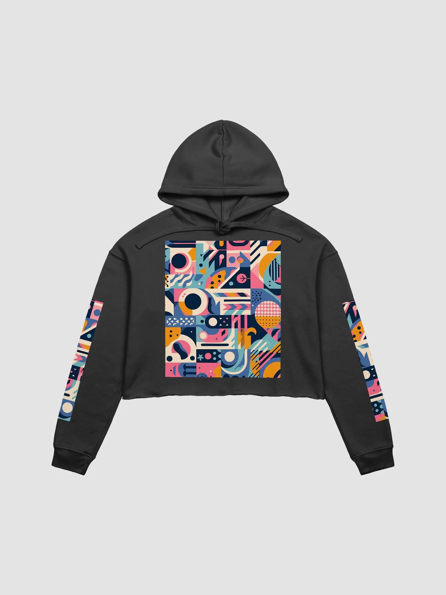 Funky Fusion: Cutout Collage: Crop Hoodie product image (1)