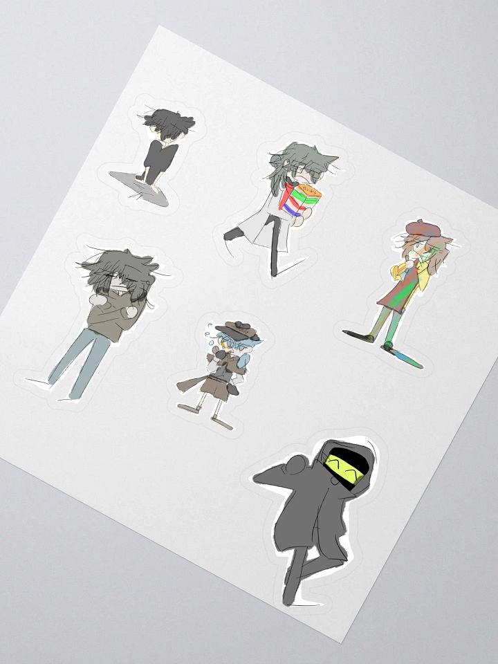 365!! daily character dictionary occupation stickers product image (2)