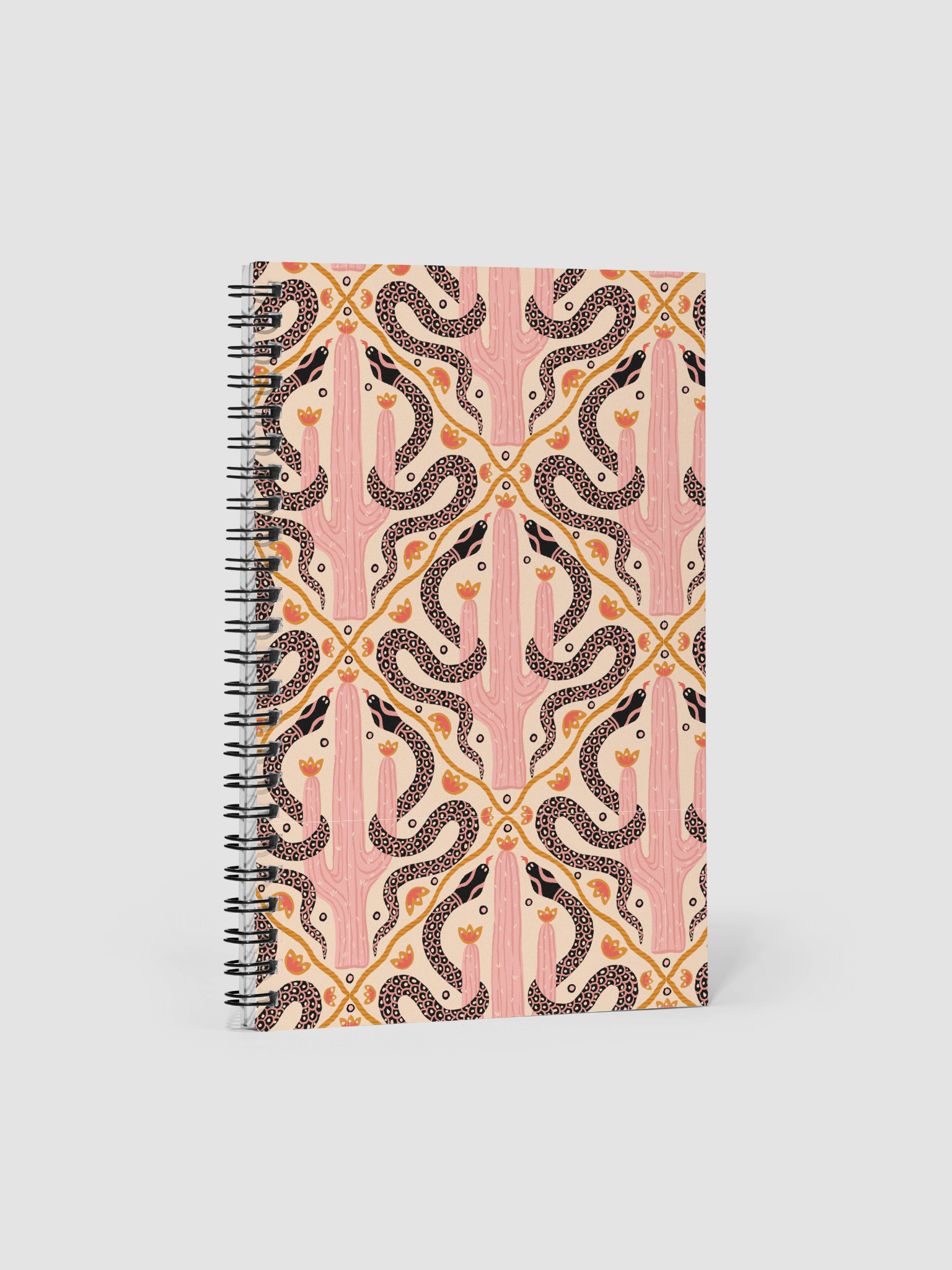 Saguaro and Snake Spiral Notebook product image (1)