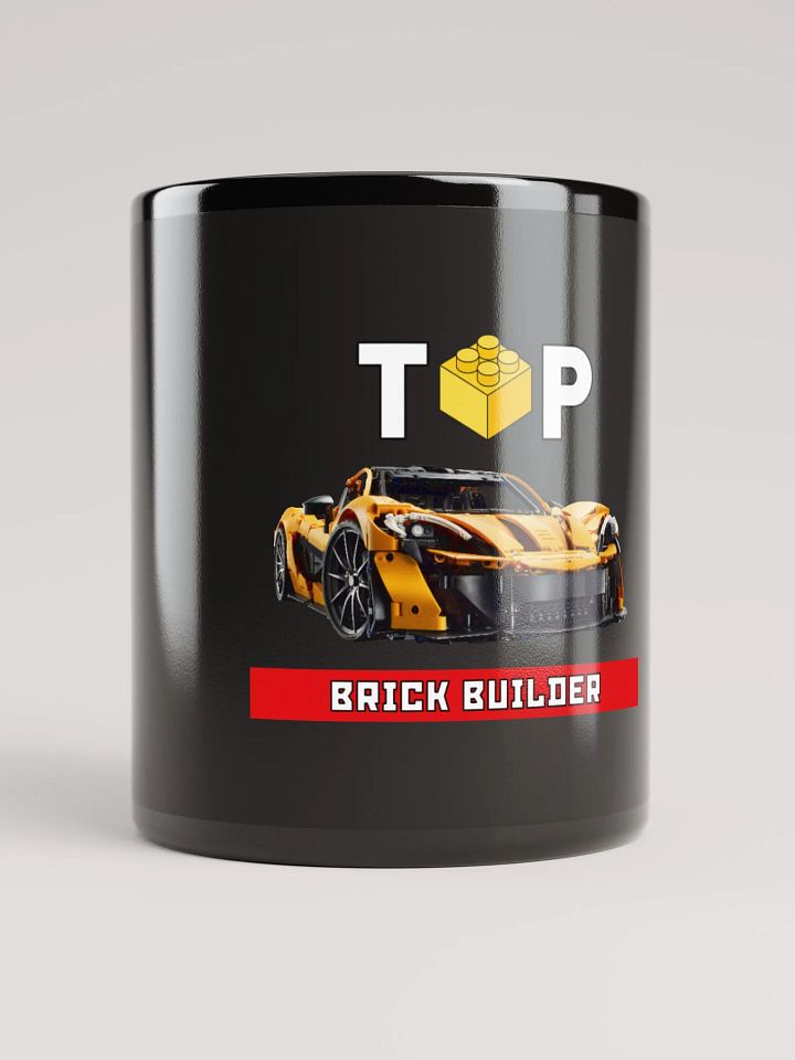 Top Brick Builder Mug Black product image (1)