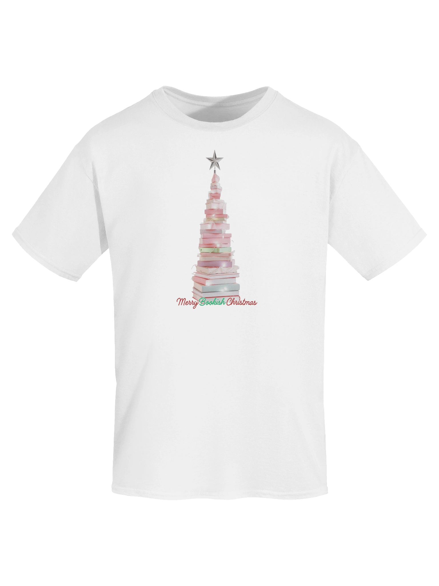 Merry Bookish Christmas Tee product image (8)