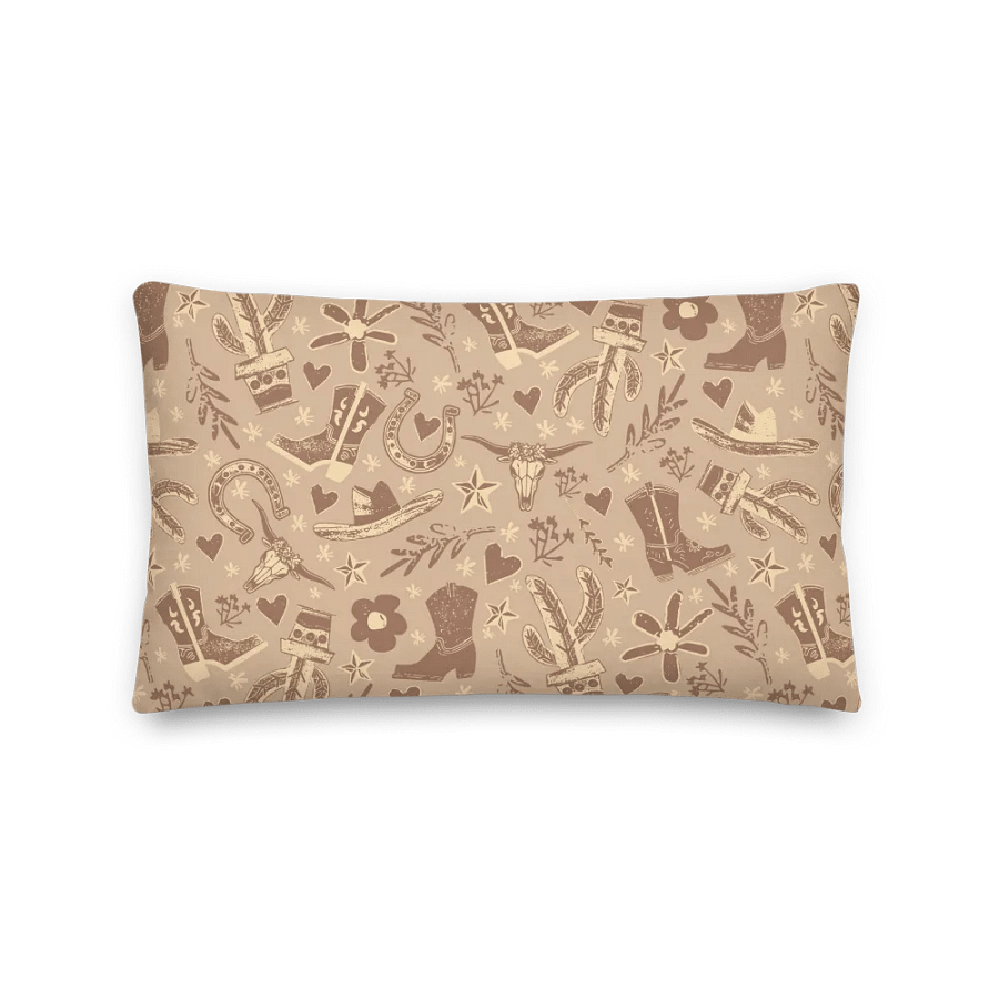 Rustic Western Vibes Throw Pillow in Pantone’s Color of the Year 2025 product image (11)