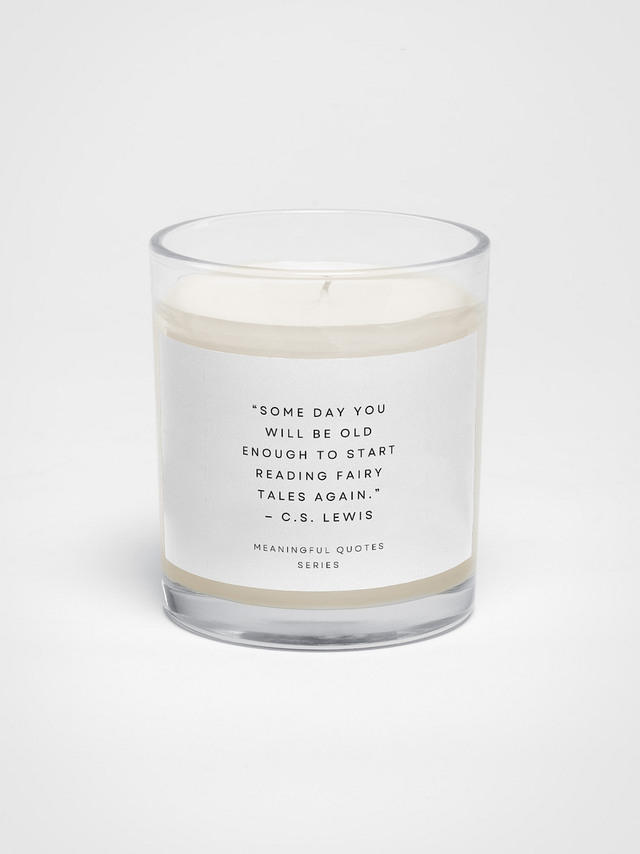 Fairy Tale Quote Soy Wax Candle product image (1)