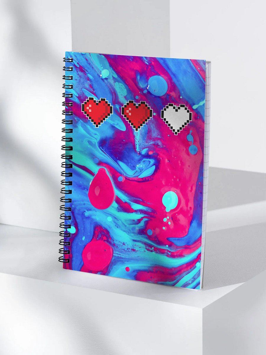 Splatter Hearts Notebook product image (3)