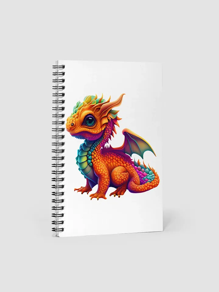 Vibrant Dragon Dreams Spiral Notebook product image (1)