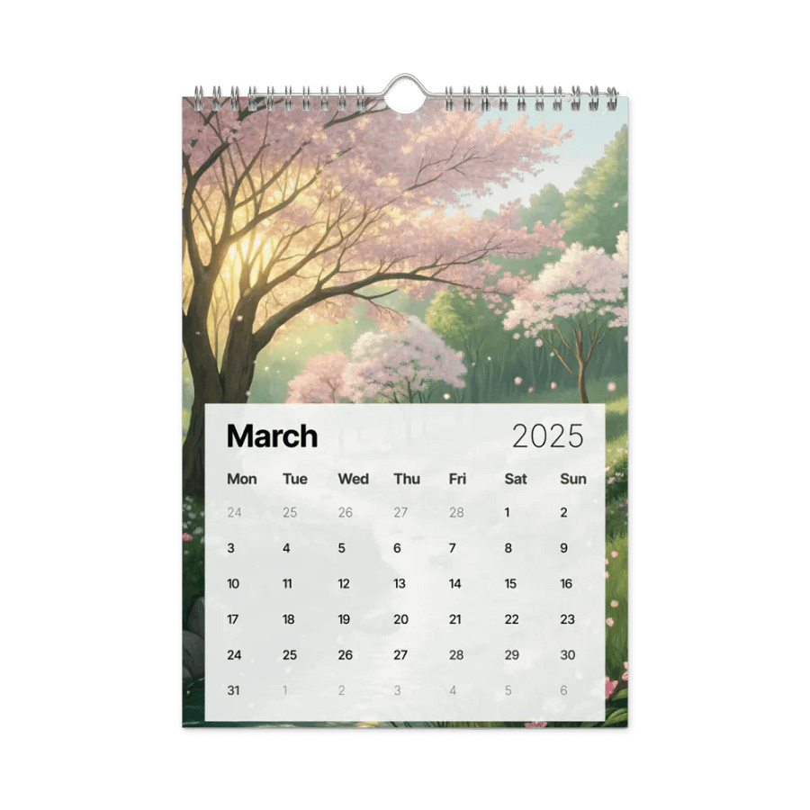 MAGICAL ANIME SEASONS WALL CALENDAR 2025 product image (9)